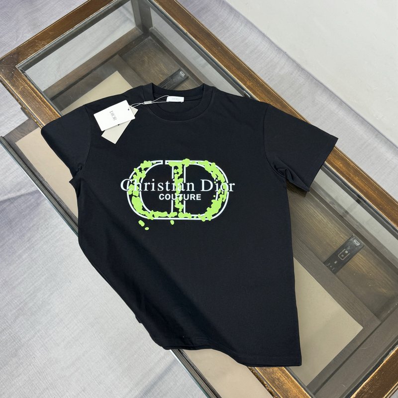 디올 남성 라운드넥 반팔 티셔츠 001-254080