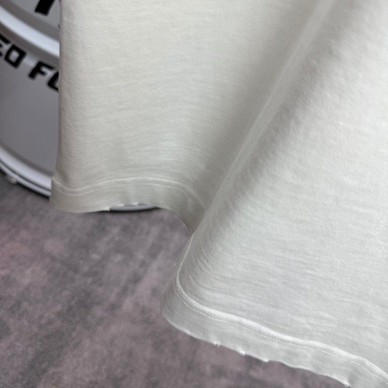 디올 세척 마모 라운드넥 반팔 티셔츠 001-254085