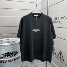디올 워싱 데미지 라운드넥 반팔 티셔츠 001-254086