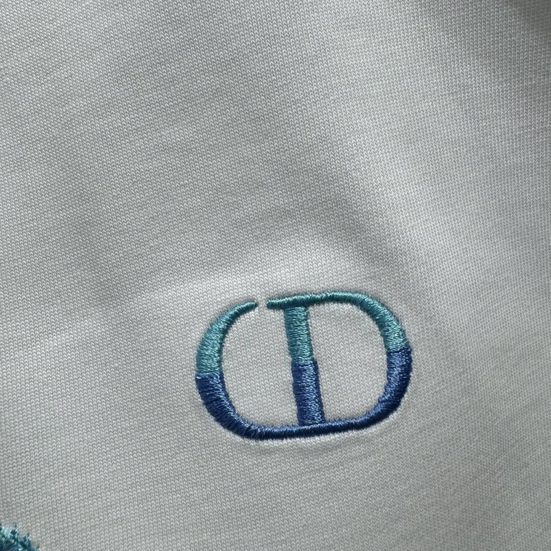 디올 라운드넥 반팔 티셔츠 001-254087