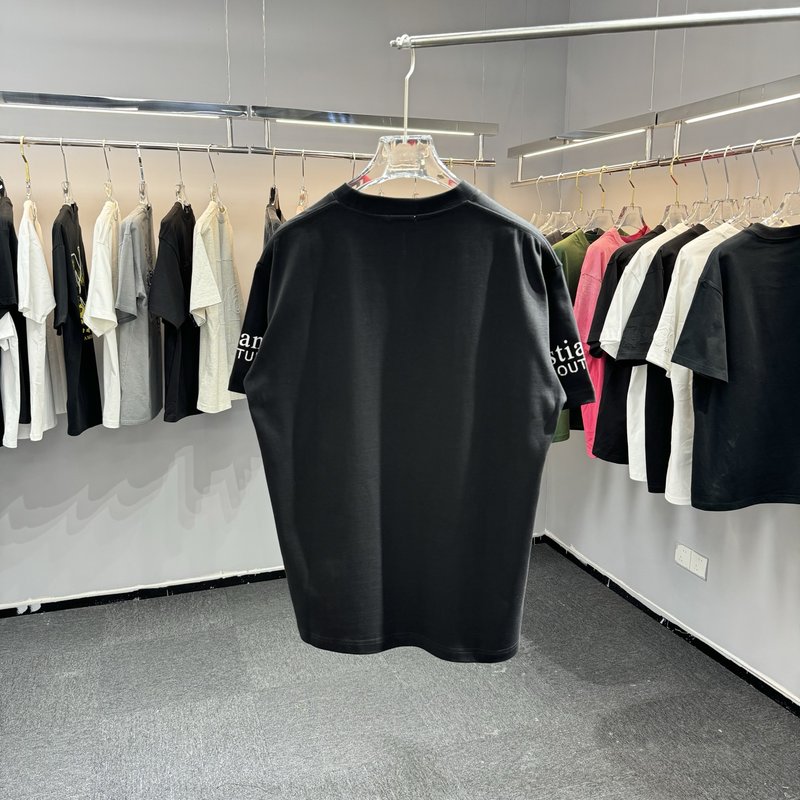 디올 라운드넥 반팔 티셔츠 001-254094