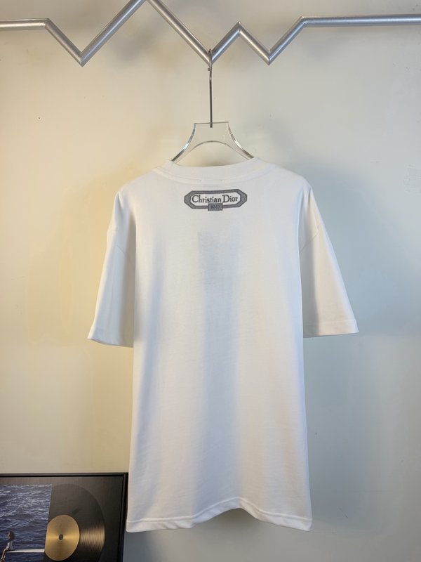 디올 더블 야사 순면 반팔 티셔츠 001-254107