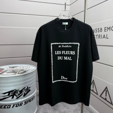 디올 클래식 레터링 엠보 티셔츠 001-254268