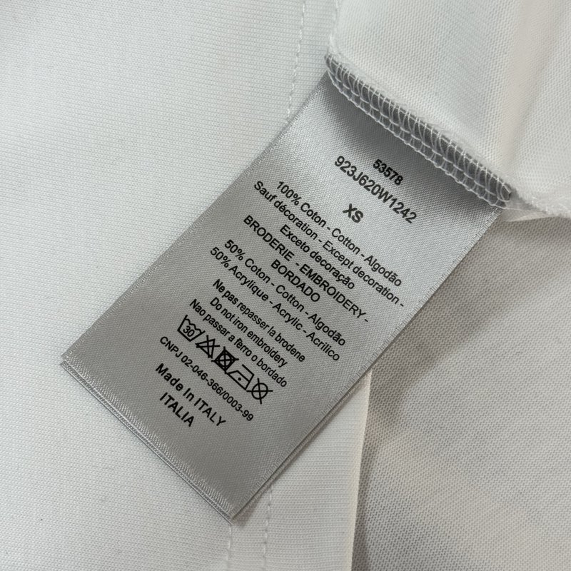 디올 신상 라운드넥 프린팅 반팔 티셔츠 001-254271