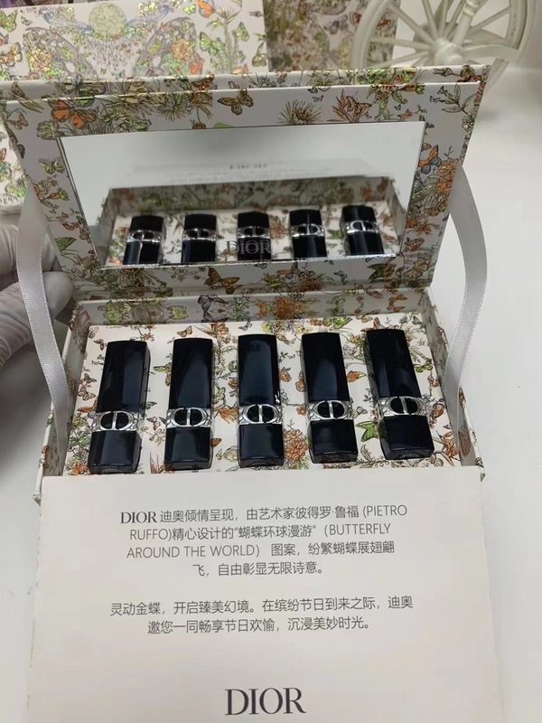 디올 루즈 디올 미니 5 종 세트 나비 에디션 001-254366