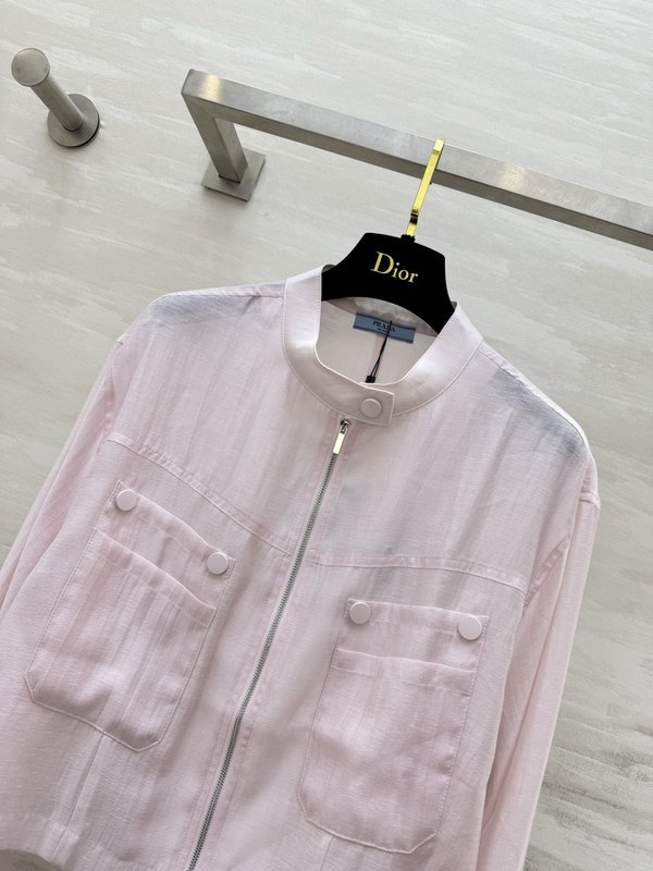 프라다 텐셀 리넨 혼방 선자켓 001-255562
