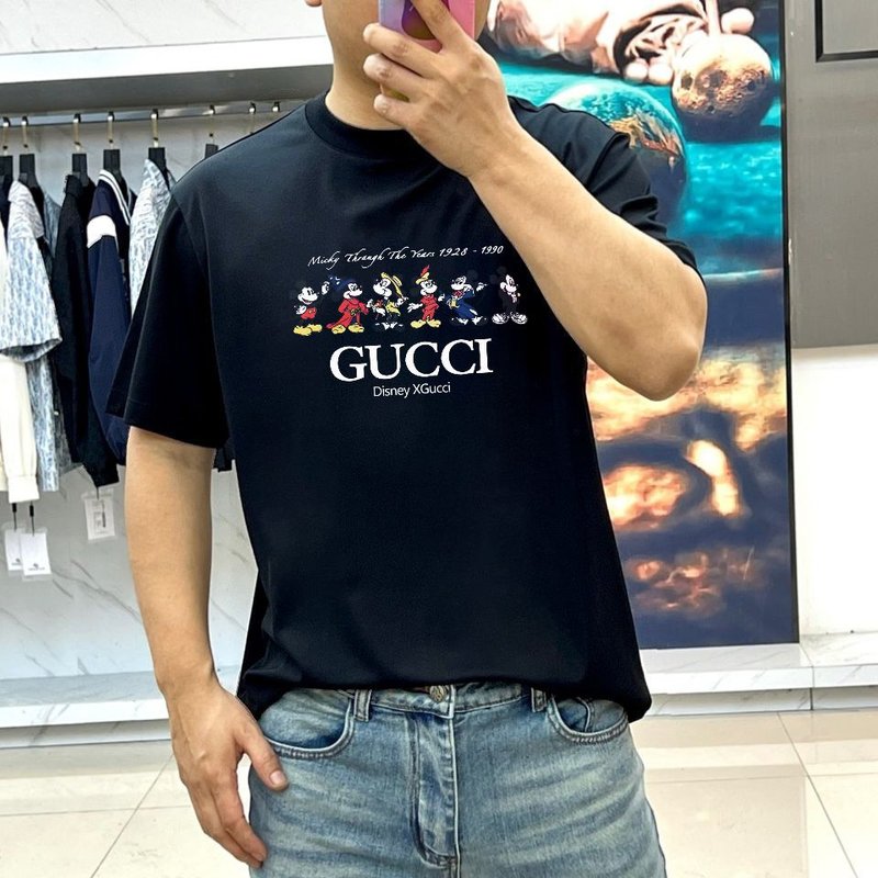 구찌 여름 신상 라운드넥 반팔 티셔츠 001-255622