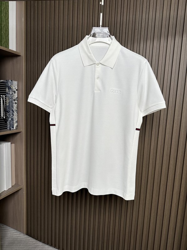 구찌 레드 블루 컬러 블록 폴로 셔츠 001-255682