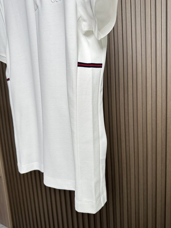 구찌 레드 블루 컬러 블록 폴로 셔츠 001-255682