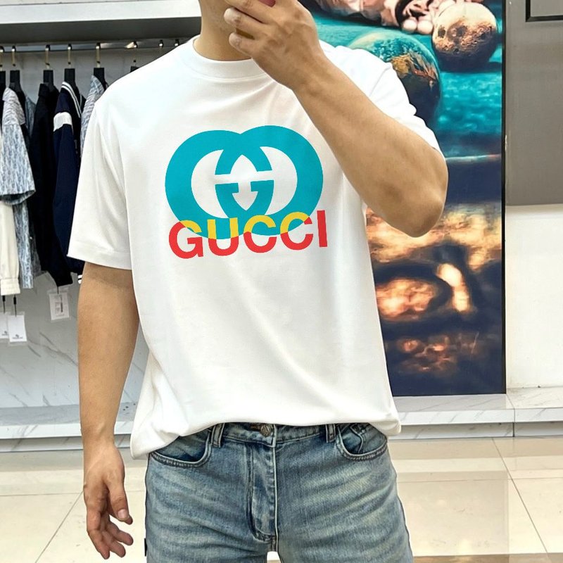 구찌 여름 신상 라운드넥 반팔 티셔츠 001-255727