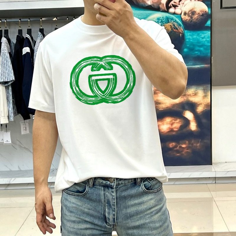 구찌 여름 신상 라운드넥 반팔 티셔츠 001-255732