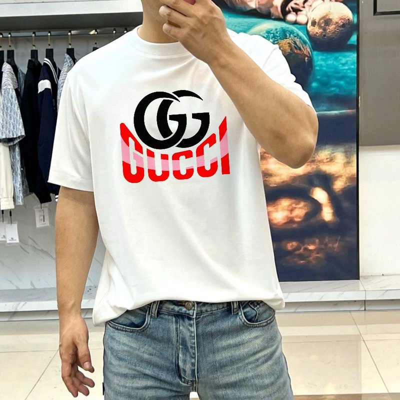 구찌 여름 신상 라운드넥 반팔 티셔츠 001-255742