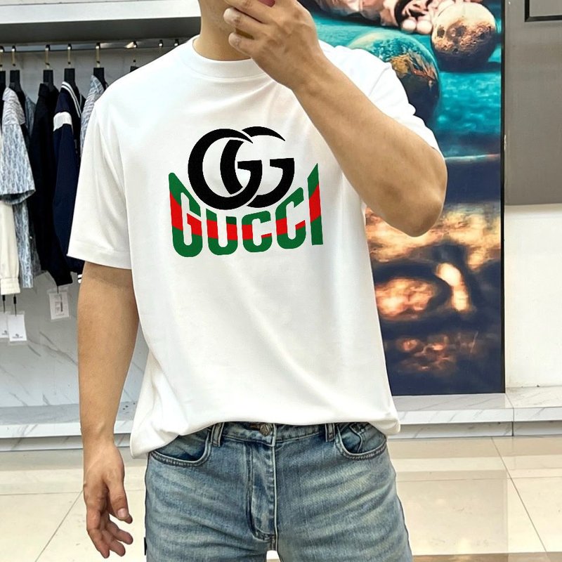 구찌 여름 신상 라운드넥 반팔 티셔츠 001-255744