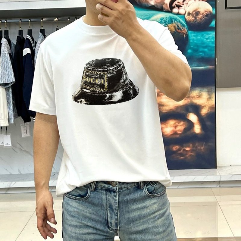 구찌 여름 신상 라운드넥 반팔 티셔츠 001-255752