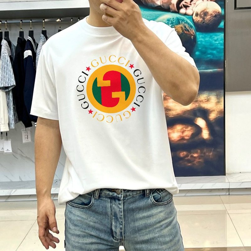 구찌 여름 신상 라운드넥 반팔 티셔츠 001-255767