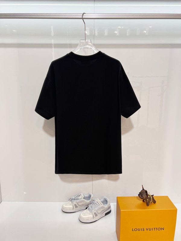 구찌 플릿 컬러 더블 G 프린트 라운드넥 반팔 티셔츠 001-255777