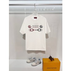 구찌 더블 G 프린트 라운드넥 반팔 티셔츠 001-255778