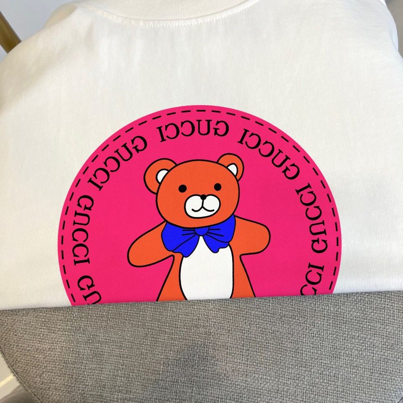 구찌 여름 신상 라운드넥 반팔 티셔츠 001-255965
