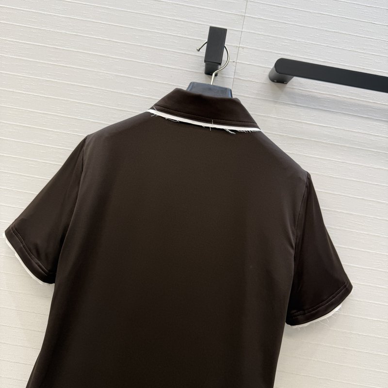 프라다 컬러 블록 폴로 원피스 001-256096