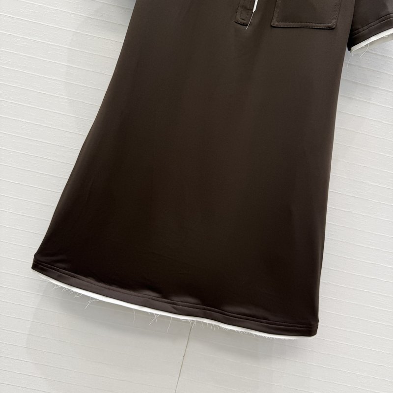 프라다 컬러 블록 폴로 원피스 001-256096