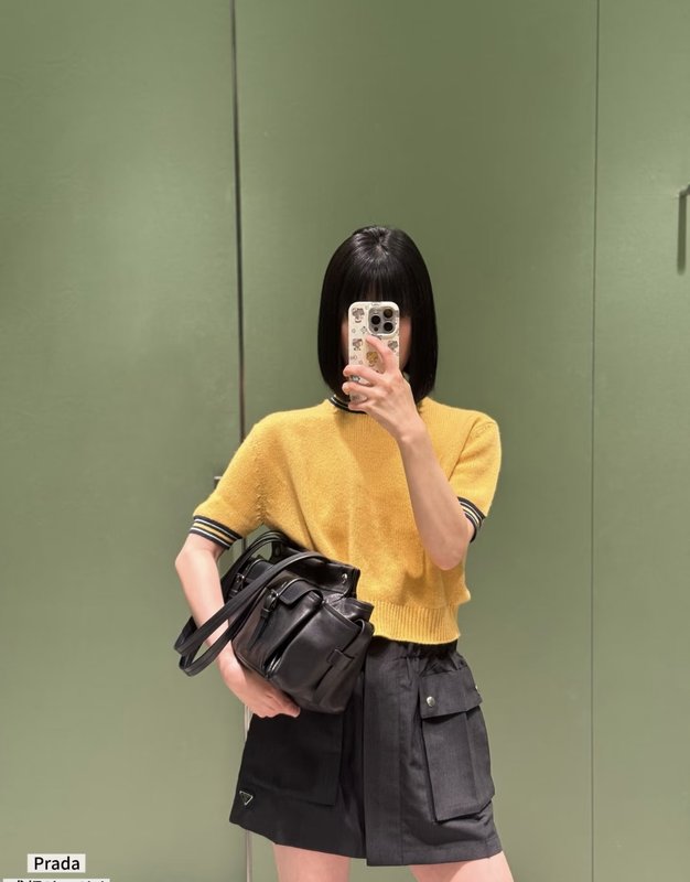 클래식 나일론 카고 스커트 001-256137