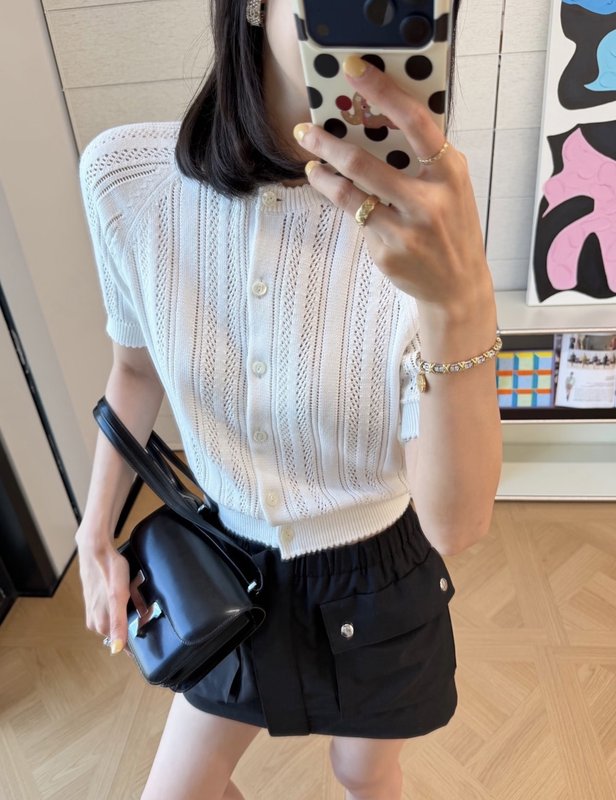 클래식 나일론 카고 스커트 001-256137