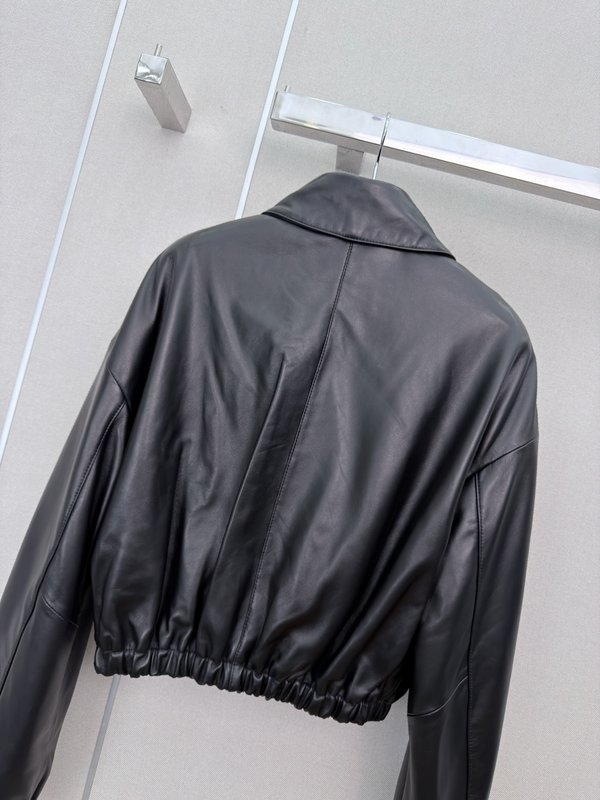 플립칼라 양가죽 자켓 아우터 001-256148