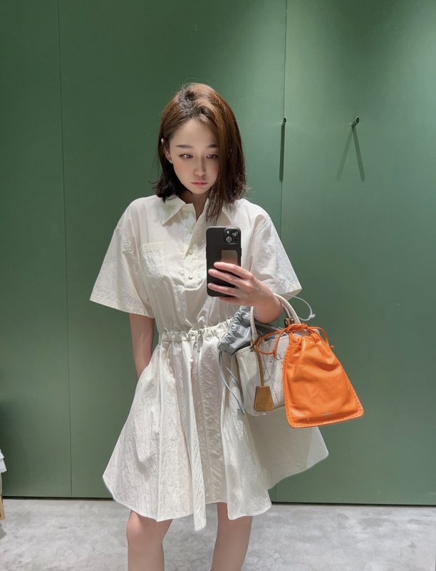 프라다 여름 반팔 셔츠 원피스 001-256184