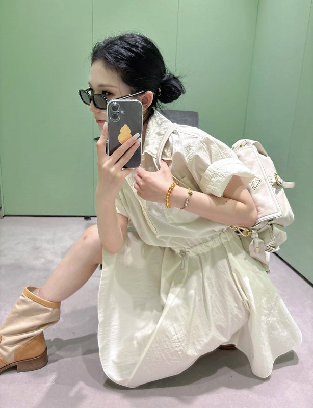 프라다 여름 반팔 셔츠 원피스 001-256184