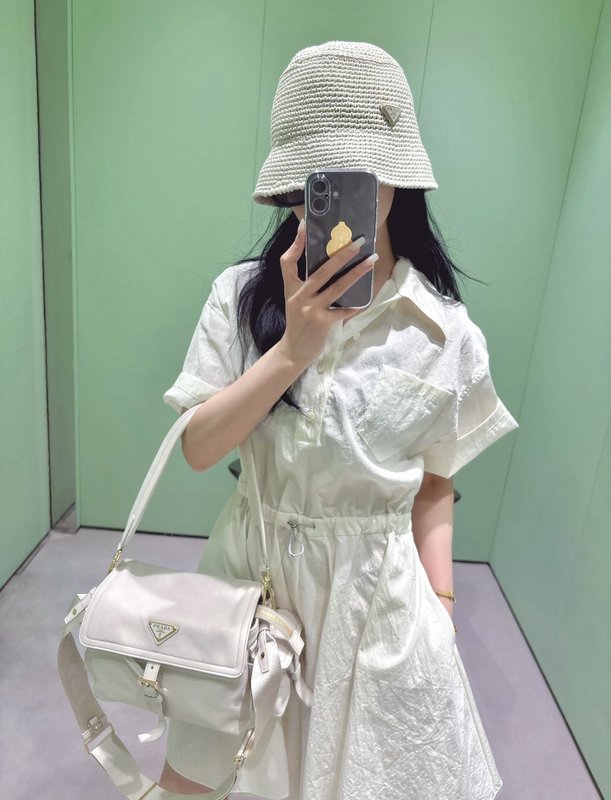 프라다 여름 반팔 셔츠 원피스 001-256184