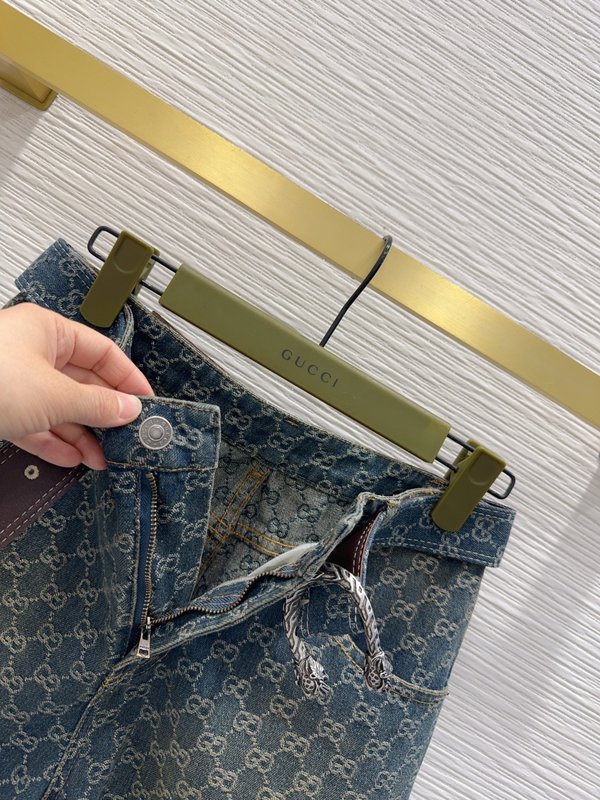 프리미엄 데님 숏팬츠 벨트 포함 001-256196