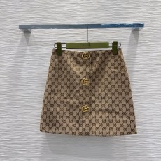 구찌 하이패션 공방 시리즈 자카드 미니 스커트 001-256250