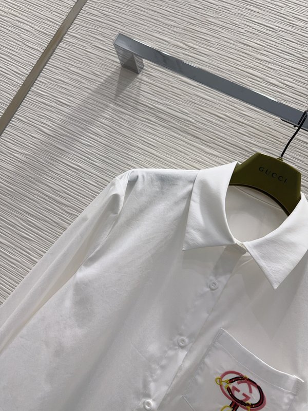 구찌 고급스러운 입체 재단 셔츠 001-256256