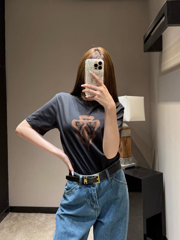 실드 나이트 로고 라운드 티셔츠 001-256273