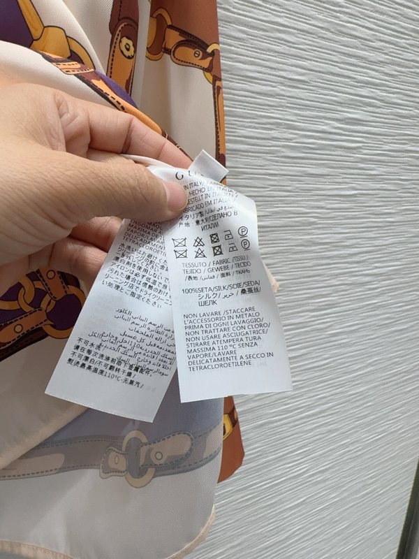 레트로 스트라이프 실크 긴팔 셔츠 001-256299