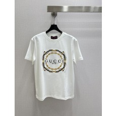 구찌 라운드 프린트 로고 티셔츠 001-256316