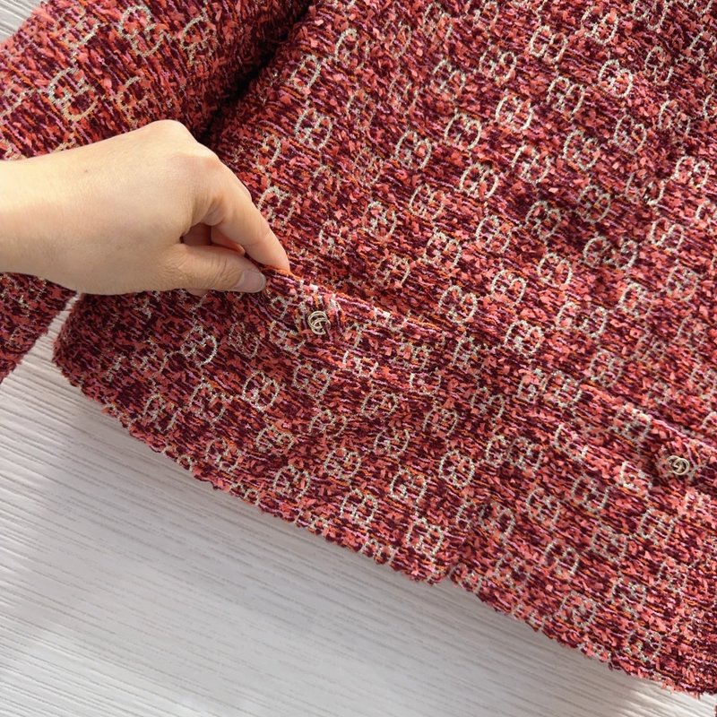 커스텀 자카드 숏 자켓 001-256340