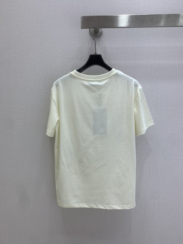 구찌 클래식 라운드넥 스퀘어 플라워 패턴 티셔츠 001-256346
