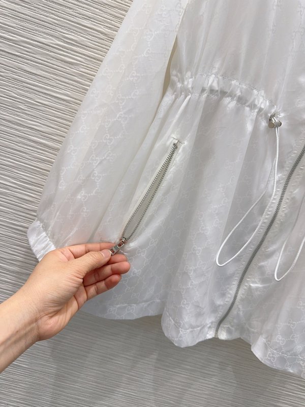 구찌 후드 방수 자카드 자켓 001-256380