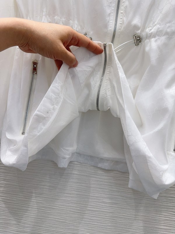 구찌 후드 방수 자카드 자켓 001-256380