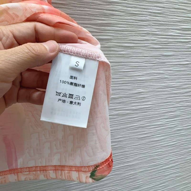 Guc 모노그램 프린트 메쉬 탑 001-256408