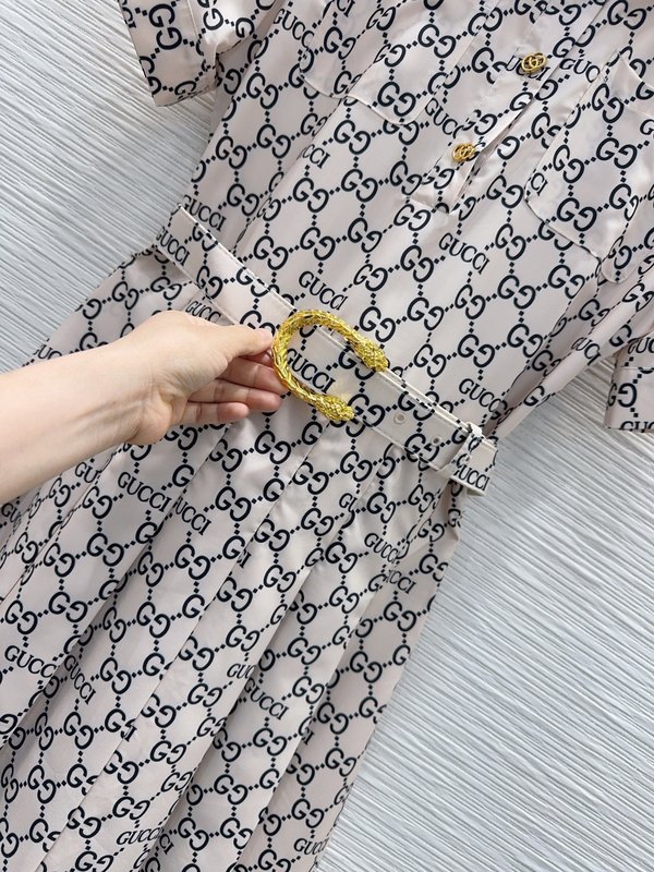 우아한 플리츠 원피스 001-256422