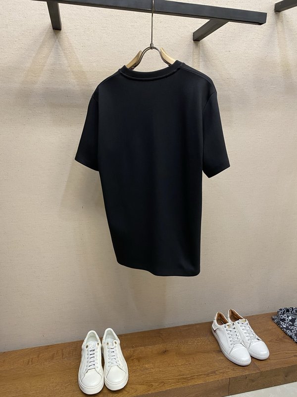 프라다 심플 면 반팔 티셔츠 001-256518