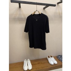프라다 메탈 로고 와플 반팔 티셔츠 001-256555