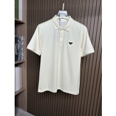 프라다 남성 중주 원료 폴로 셔츠 001-256564