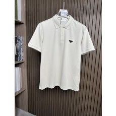 프라다 남성 중주 원료 폴로 셔츠 001-256565