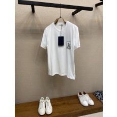 프라다 남성 코튼 프린팅 반팔 티셔츠 001-256573