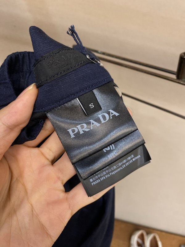 프라다 남성 린넨 반바지 세트 001-256592