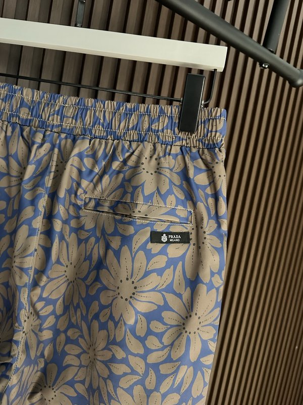 프라다 남성 속건 프린팅 반바지 001-256599