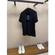 프라다 남성 피케 반팔 폴로 셔츠 001-256689